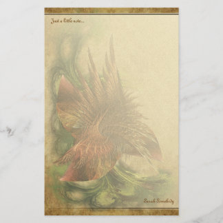 Paradise Fractal Flower Notepaper Stationery