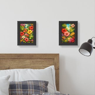 Paradise Garden Wall Prints