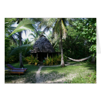 Paradise Hut Cards