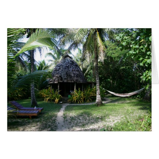 Paradise Hut Cards (Front Horizontal)