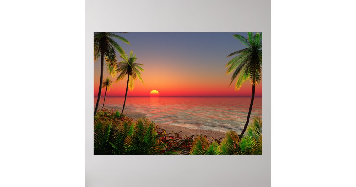 Paradise Island Poster | Zazzle