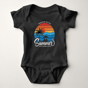 Paradise Island Santa Monica Beach-35307 Baby Bodysuit