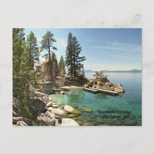 Paradise  Lake Tahoe Nevada Postcard