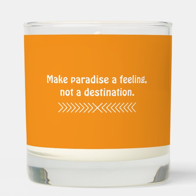Paradise Life Scented Candle (Front)