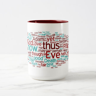 Paradise Lost Book IX: The Fall Two-Tone Coffee Mug