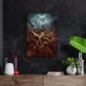 Paradise Lost: Fall Of The Rebel Angels Canvas Print by bridgemanimages at Zazzle