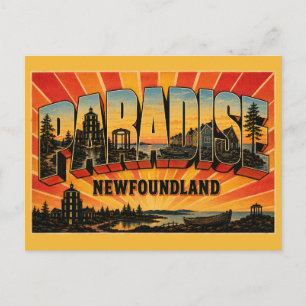 Paradise Newfoundland Scenic Town Postcard