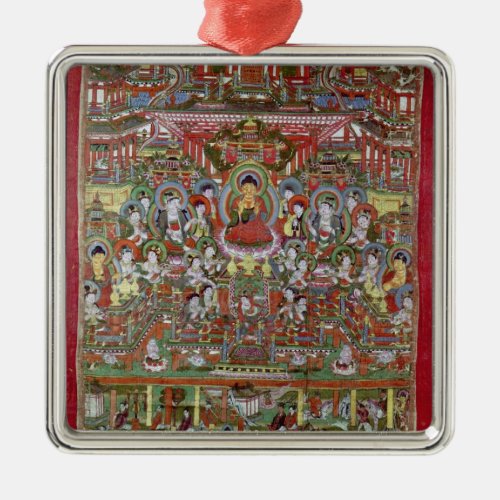 Paradise of Amitabha Metal Ornament