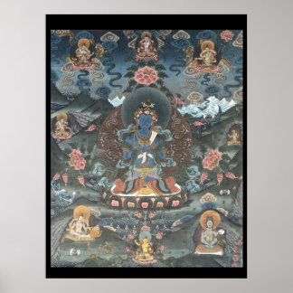Paradise of Amitabha Tibetan Thangka Poster