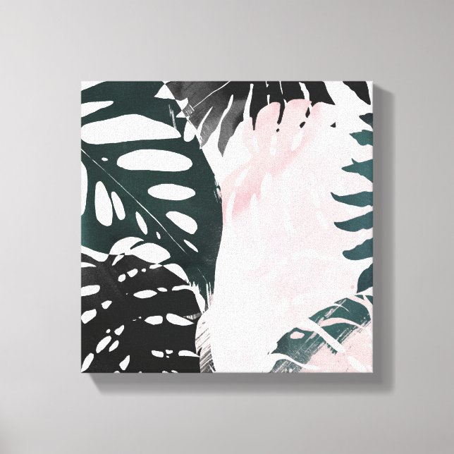 Paradise Palm Fronds Canvas Print (Front)
