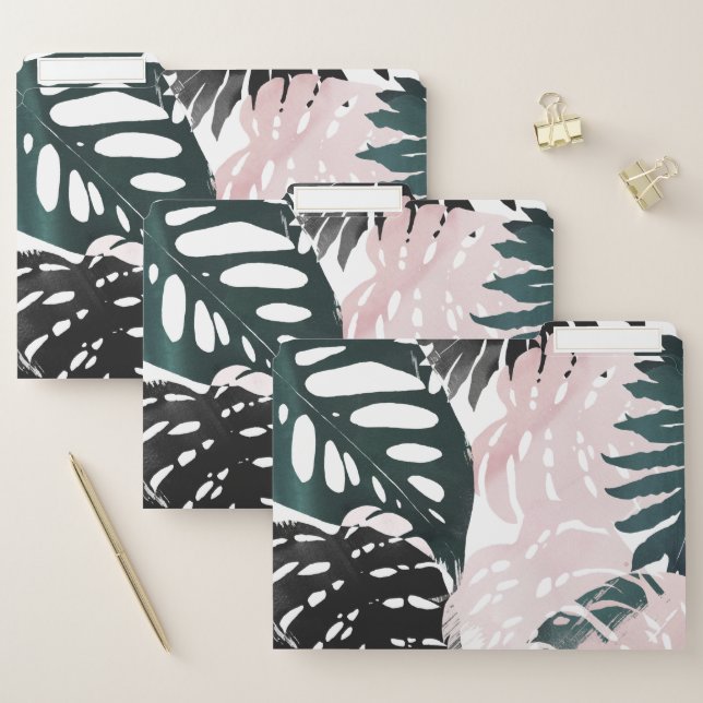 Paradise Palm Fronds File Folder (Set)