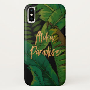 Paradise Palm Hawaiian Aloha- Multi colored iPhone X Case