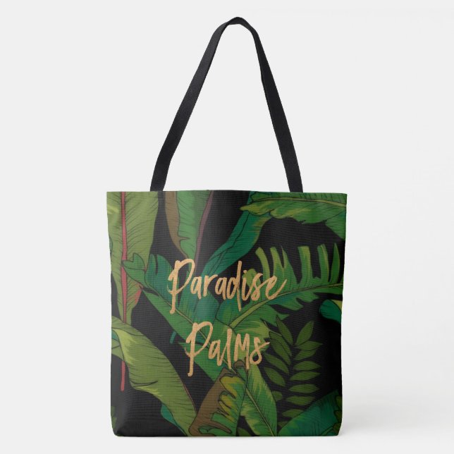 Paradise Palm Hawaiian Beach Bag - Multi colored (Front)