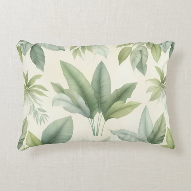 Paradise Palms Accent Pillow (Front)