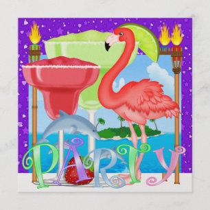 Paradise PARTY / Luau - SRF Invitation