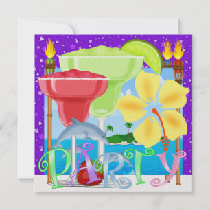 Paradise PARTY / Luau - SRF Invitation