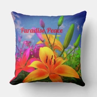 Paradise Peace Throw Pillow