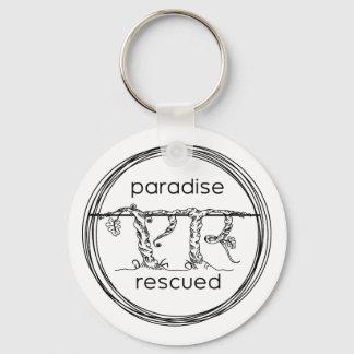 Paradise Rescued Keychain