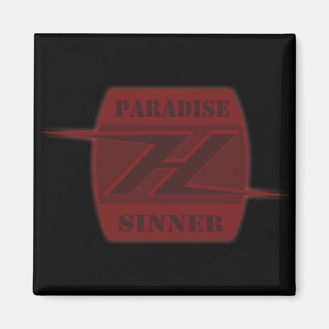 Paradise Sinner Magnet (Front)
