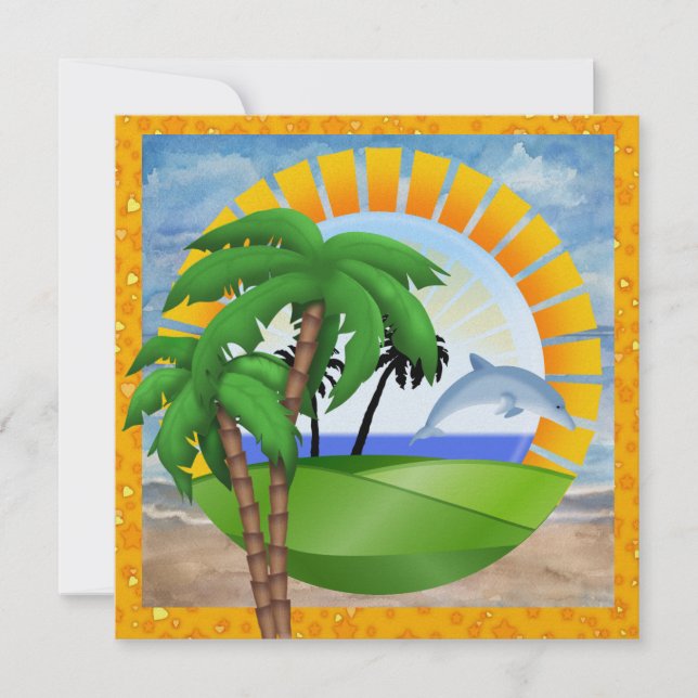 Paradise - Surf - SRF Invitation (Front)