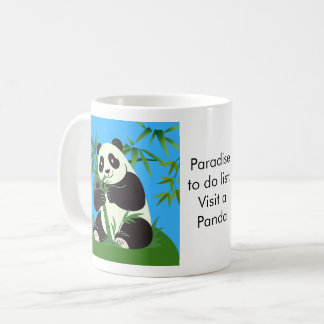 Paradise to do list: Panda Coffee Mug