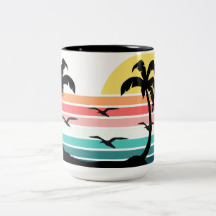 Paradise Two-Tone Coffee Mug
