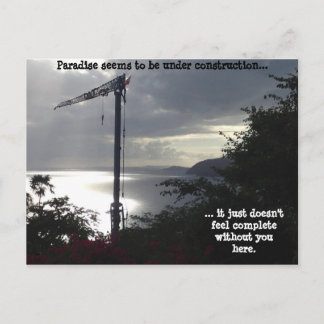 Paradise (under construction) postcard