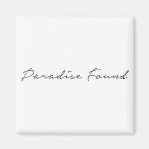 Paradise Vacation Art Word Text Art Fun Travel Art Magnet