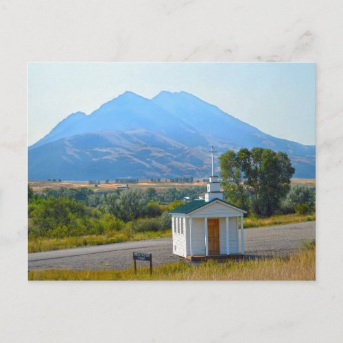 Paradise Valley Chapel Montana Postcard