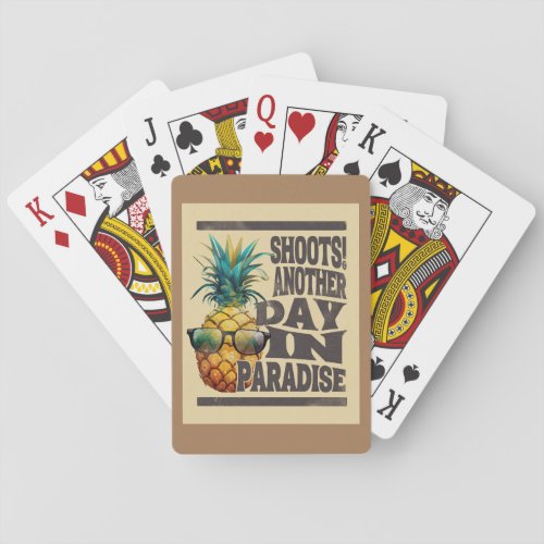 Paradise Vibes Shoots Playing Cards