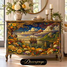 Paradise Voyage Decoupage