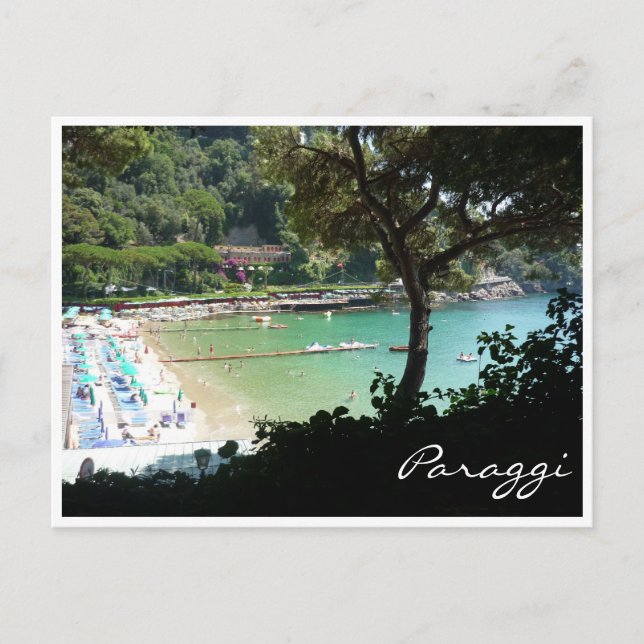 paraggi beach postcard (Front)