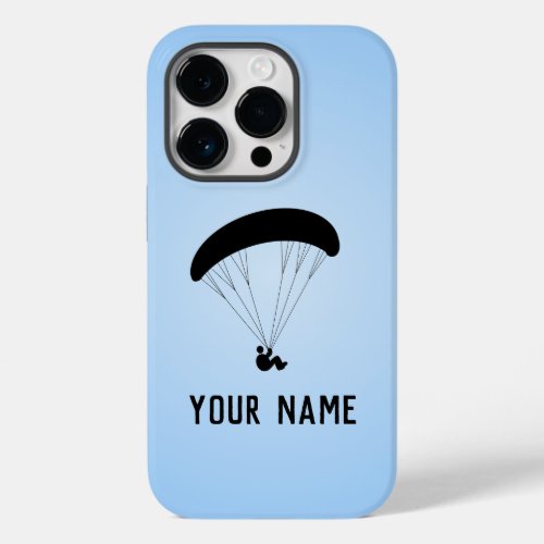 Paraglider against Blue Sky add your name to this Case_Mate iPhone 14 Pro Case