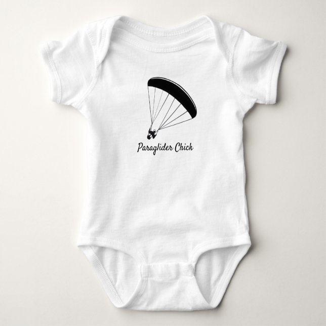 Paraglider Chick Raglan Tee (Front)
