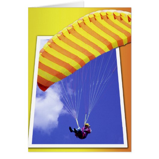 Paraglider cut-out card (Front)
