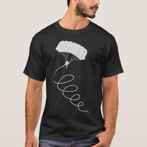 Paraglider in a Thermal _ Paragliding Pilot T_Shirt