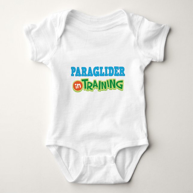 Paraglider In Training (Future) Baby Bodysuit (Front)