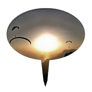 Paragliders Flying Wanderlust Extreme Sports Art Cake Topper