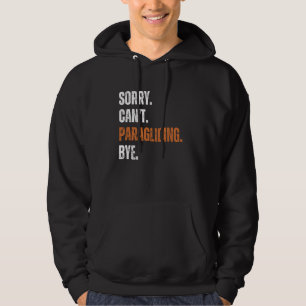 Paragliding Art For Men Women Paramotor Paraglider Hoodie