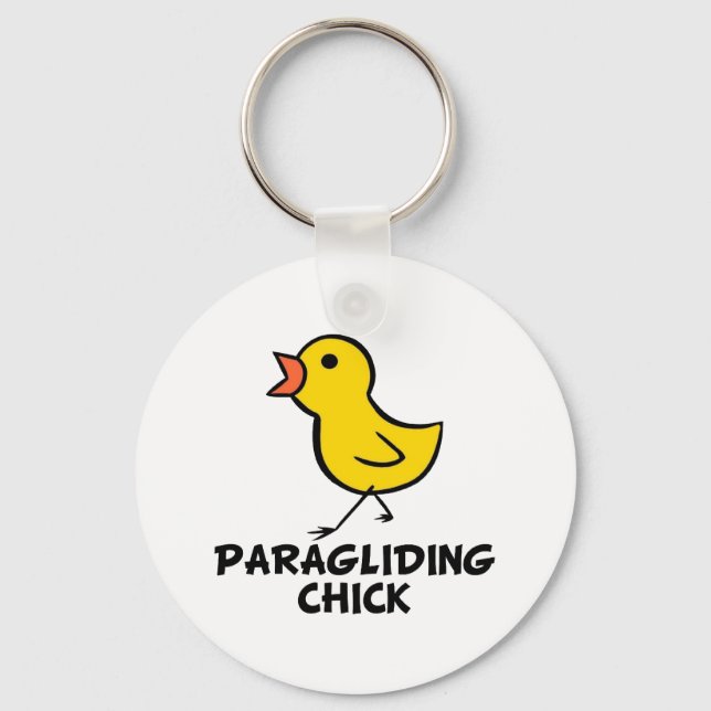 Paragliding Chick Keychain (Front)
