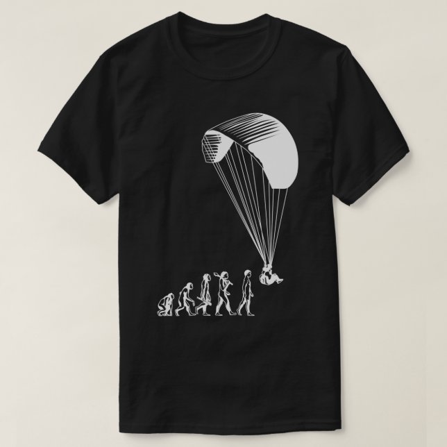 Paragliding evolution Essential TShirt Classic TSh (Design Front)
