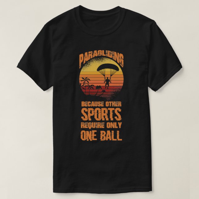 Paragliding Gift T-Shirt (Design Front)
