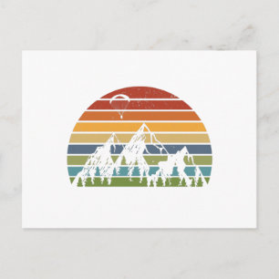 Paragliding Mountains   Air Sports Paraglider Gift Postcard