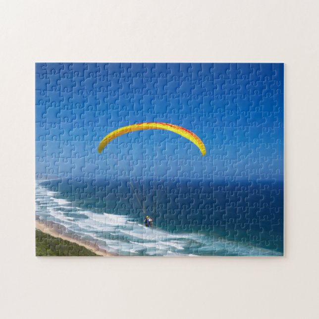 Paragliding Near Wilderness, Garden Route Jigsaw Puzzle (Horizontal)