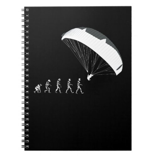 Paragliding Parachutes Soaring Evolution Notebook