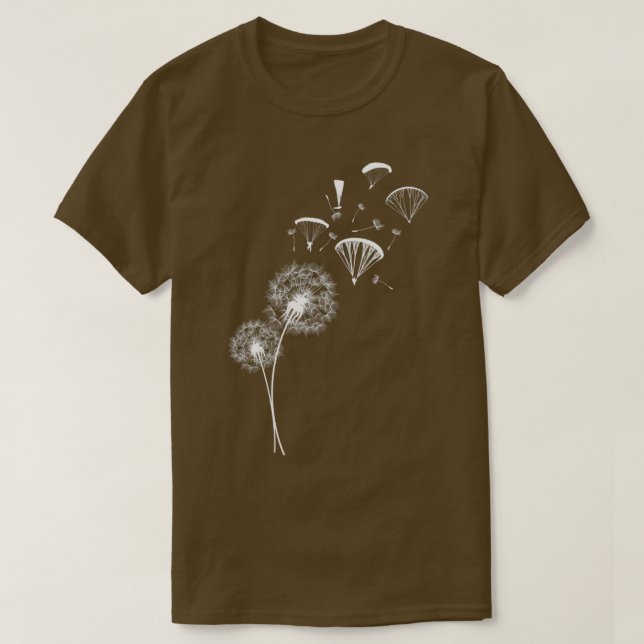Paragliding paraglider dandelion gift pilot  (2) T-Shirt (Design Front)