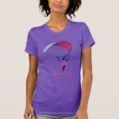 Paragliding Pixie Womens Shirt