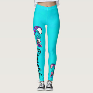 Paragliding unicorn leggings