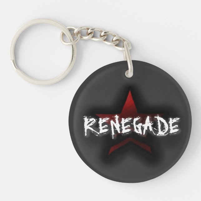Paragon or Renegade: Double-sided Key-chain Keychain (Front)