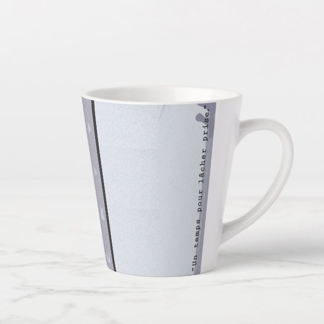 Paragraphíque Latte Mug (12 oz) (Right)
